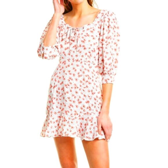 NWOT Rosewater Remi laced up mini dress - Picture 2 of 9